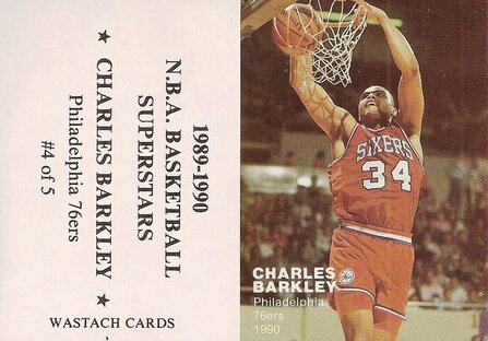 Charles Barkley 34 Magic Johnson All Star Game White Basketball
