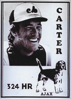 Tim Raines Autographed 1988 Fleer Headliners Card #6 Montreal