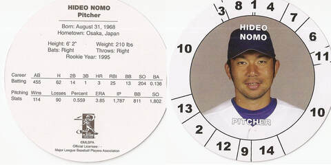 Hideo Nomo Price List - Supercollector Catalog