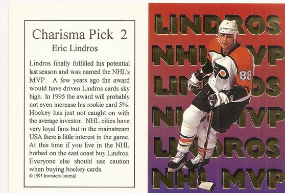 2022 Team Canada Hockey Card - 93 Eric Lindros
