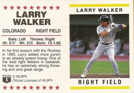 larry walker baseball card